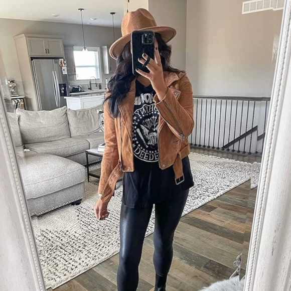 NWT BLANKNYC REAL SUEDE LEATHER JACKET XS - Picture 7 of 7